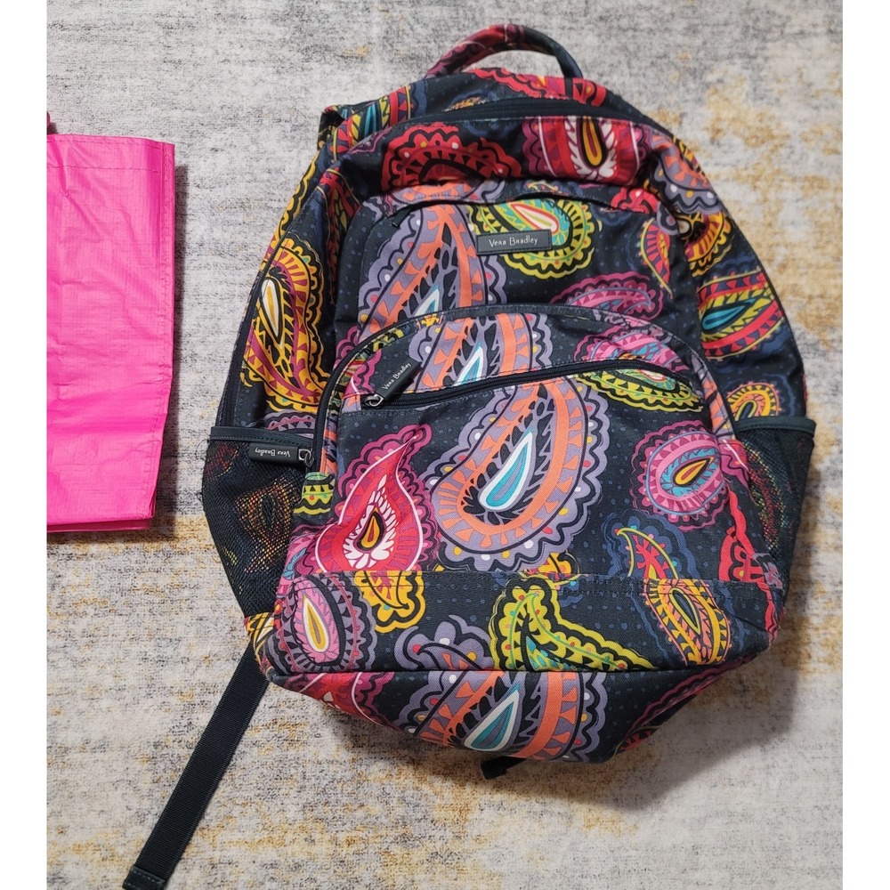 Vera Bradley Lighten Up Essential Backpack in‎ Twilight Paisley Pattern